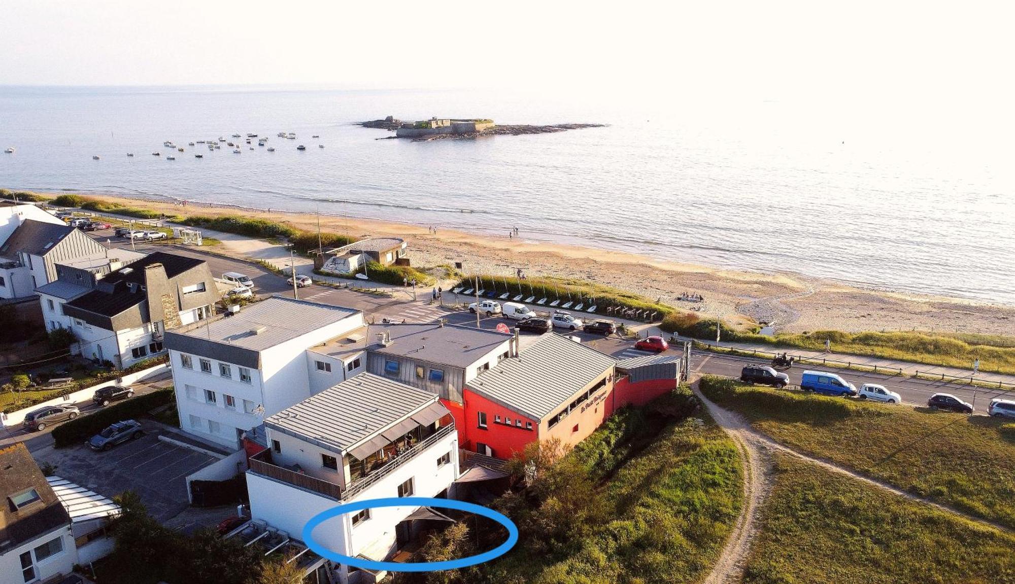 L'horizon - Bord de mer Ploemeur Eksteriør bilde
